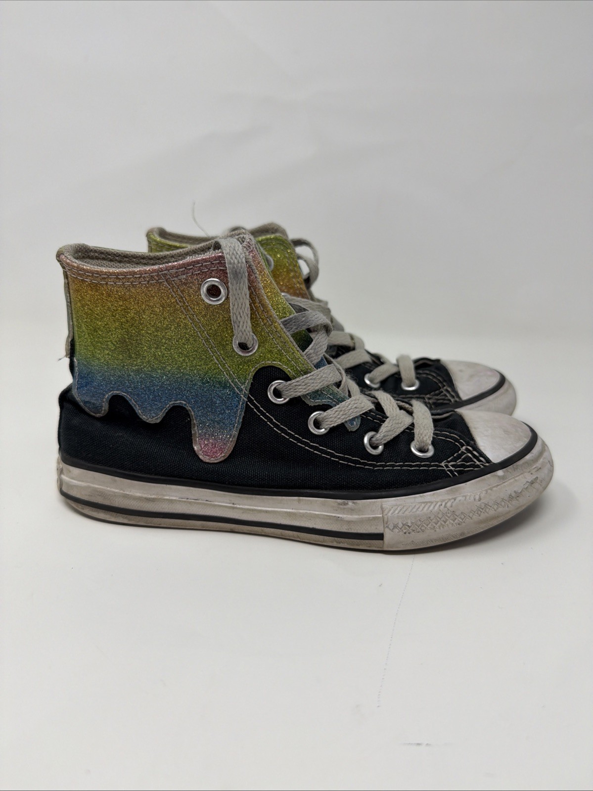 converse all star chuck taylor kids youth size 13 shoes black hightop sneakers