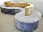 Vintage Postmodern Serpentine Conversation Sofa in the style of Vladimir Kagan — photo 2