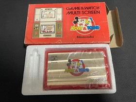 Mickey & Donald Game & Watch Nintendo Box With Manual