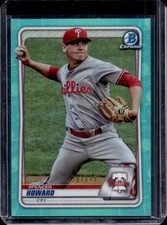 2020 Bowman Spencer Howard Chrome Prospects Aqua Refractor #/125 Phillies