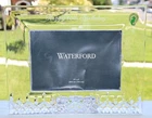 WATERFORD CRYSTAL LISMORE PICTURE FRAME 4" X 6" PICTURE HAPPY  50TH BIRTHDAY