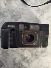 Ricoh TF-500 35mm Point  Shoot Film Camera Black Auto Focus Built-in Flash