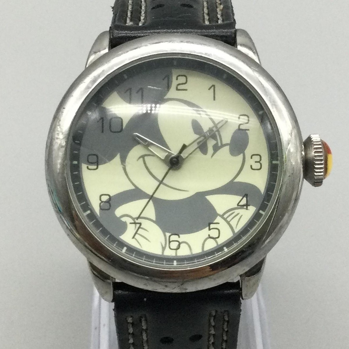 Disney Mickey Mouse SII Mens Watch 36mm Cream Dial MU1099 Original