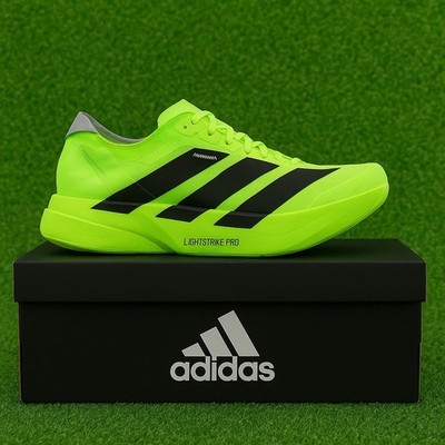 SIZE 12.5 MENS - adidas Adizero Adios Pro 4 Lucid Lemon Marathon Running JR6364