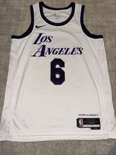 Nike LA Lakers LeBron James Lakers City Edition Jersey D09597-101 NBA Size Large