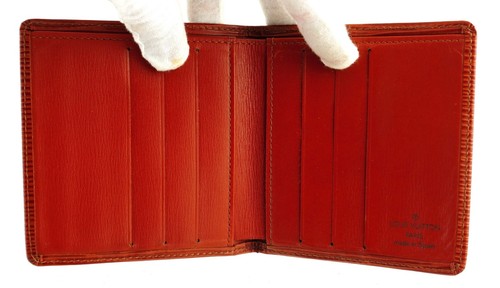 Authentische Louis Vuitton Geldbörse 6 x Karten braun Epi Leder faltbar Spanien - Bild 5 von 9