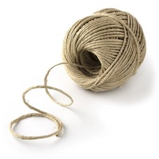 Thick Hemp Cord Natural Brown Twine 170 lb Strength 193.5 ft Beading and Craft