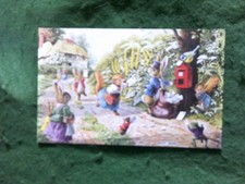 ART CARD  RACEY HELPS Catching the post Medici