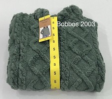 Eddie Bauer Women's Ultrasoft Cable Fleece Pullover, Green, Size S