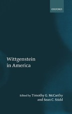 Timothy G. McCarthy Wittgenstein in America (...
