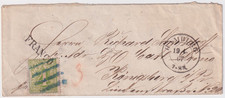 Altdeutschland Hamburg 4 S Mi.Nr 16 a auf Franco Brief Hamburg - K&ouml;nigsberg 1867