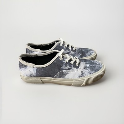 All Saints Canvas Sneaker grau Gr. 7 UK / 41 EU Urlaub Sommer Turnschuhe Pumps