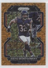 2021 Panini Prizm Orange Disco Prizm David Montgomery #160 09j5