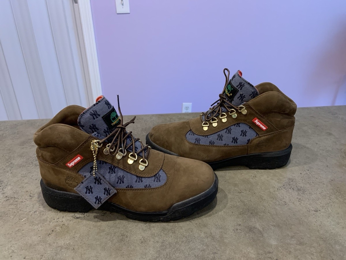 Supreme X Timberland X New York Yankees MLB Field Boot Men's