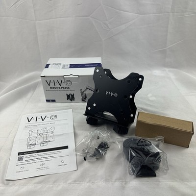 VIVO verstellbare dünne Clienthalterung | Ständer oder unter Schreibtisch Mini PC Halter