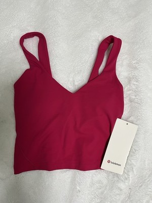 Lululemon Align Tank In Passionate Pink With   Nulu Fabric , Size 0 (MSRP $64) 