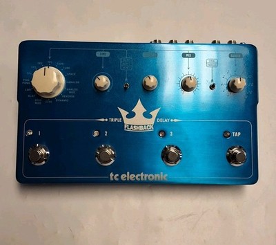 Tc Electronic X4 Flashback Triple Delay Electric Guitar Foot Pedal Pre-owned