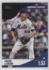 2022 Topps Series 2 Significant Statistics Black 97/299 Jacob deGrom #SS-18 6k2