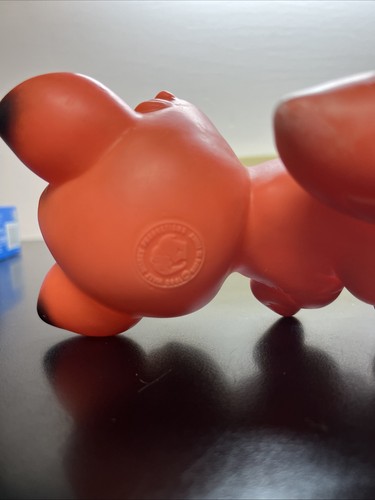 Vtg Walt Disney Productions Fox And The Hound Squeaky Toy Ledraplastic Italy W4 - Picture 4 of 7