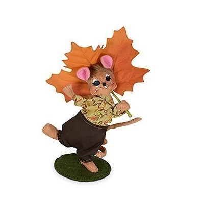 Annalee Foliage Fun Mouse- 5 inch