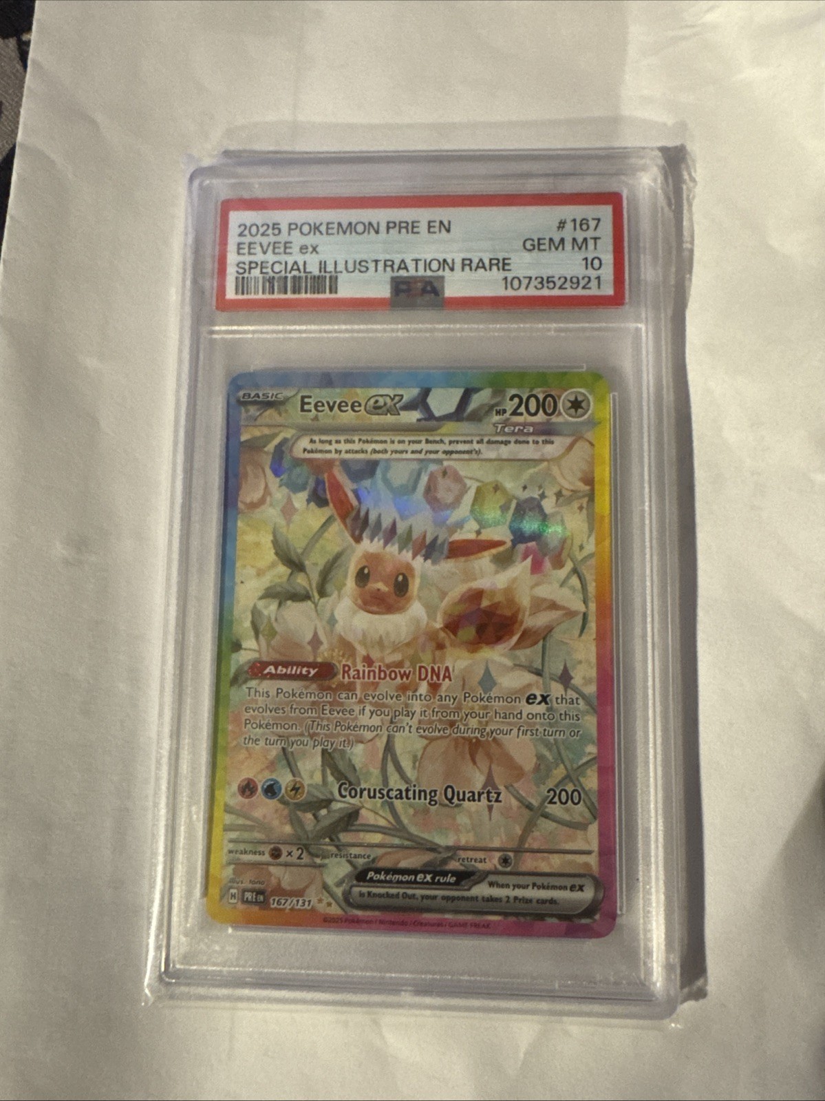 Eevee ex 167/131 Sv: Prismatic Evolutions Holo
