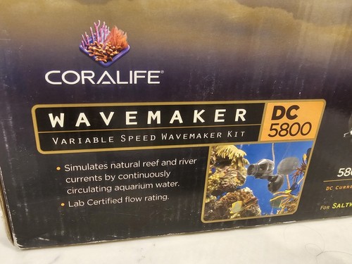 Coralife Acuario Wavemaker DC5800 Kit de Velocidad Variable Caja Abierta Sal y Agua Dulce - Imagen 3 de 4