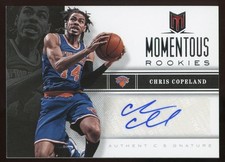 2012-13 Panini Momentum - Momentous Rookies Autographs #5 Cris Copeland RC Auto