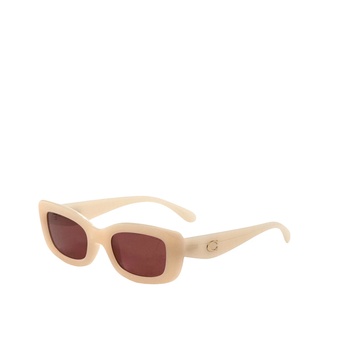 Coach White Plastic Frame Sunglasses for Women for sale | eBay