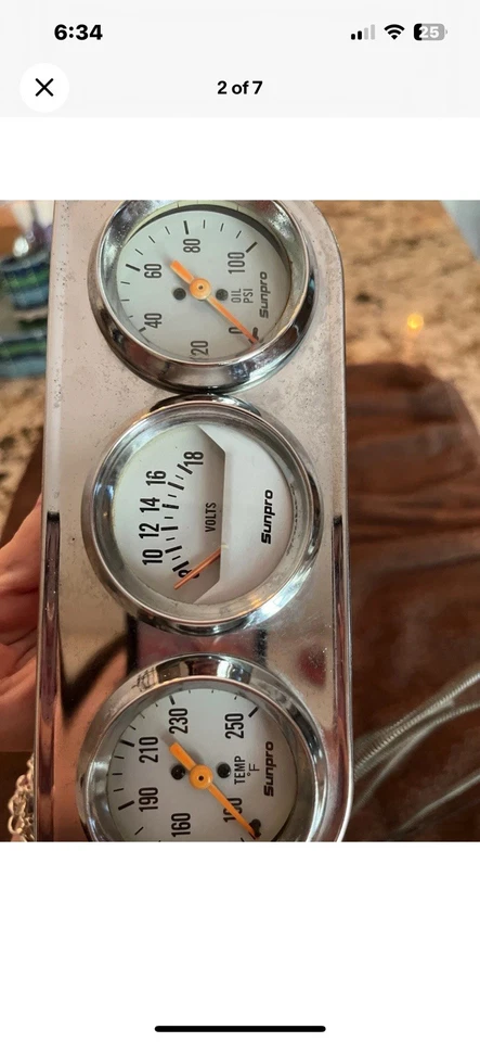 Panel bajo tablero vintage Sunpro calibre 3 Foto 2 de 4