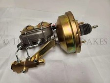 Universal 8 Power Brake Booster With Master Cylinder Disc Disc Prop Valve Kit