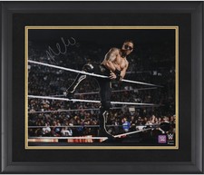 Carmelo Hayes WWE Framed Autographed 16
