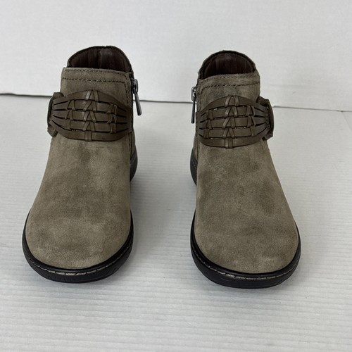 Earth Damen 5M Synal Wildleder Leder Stiefelette Stiefel dunkelgrün neu ohne Karton - Bild 7 von 16