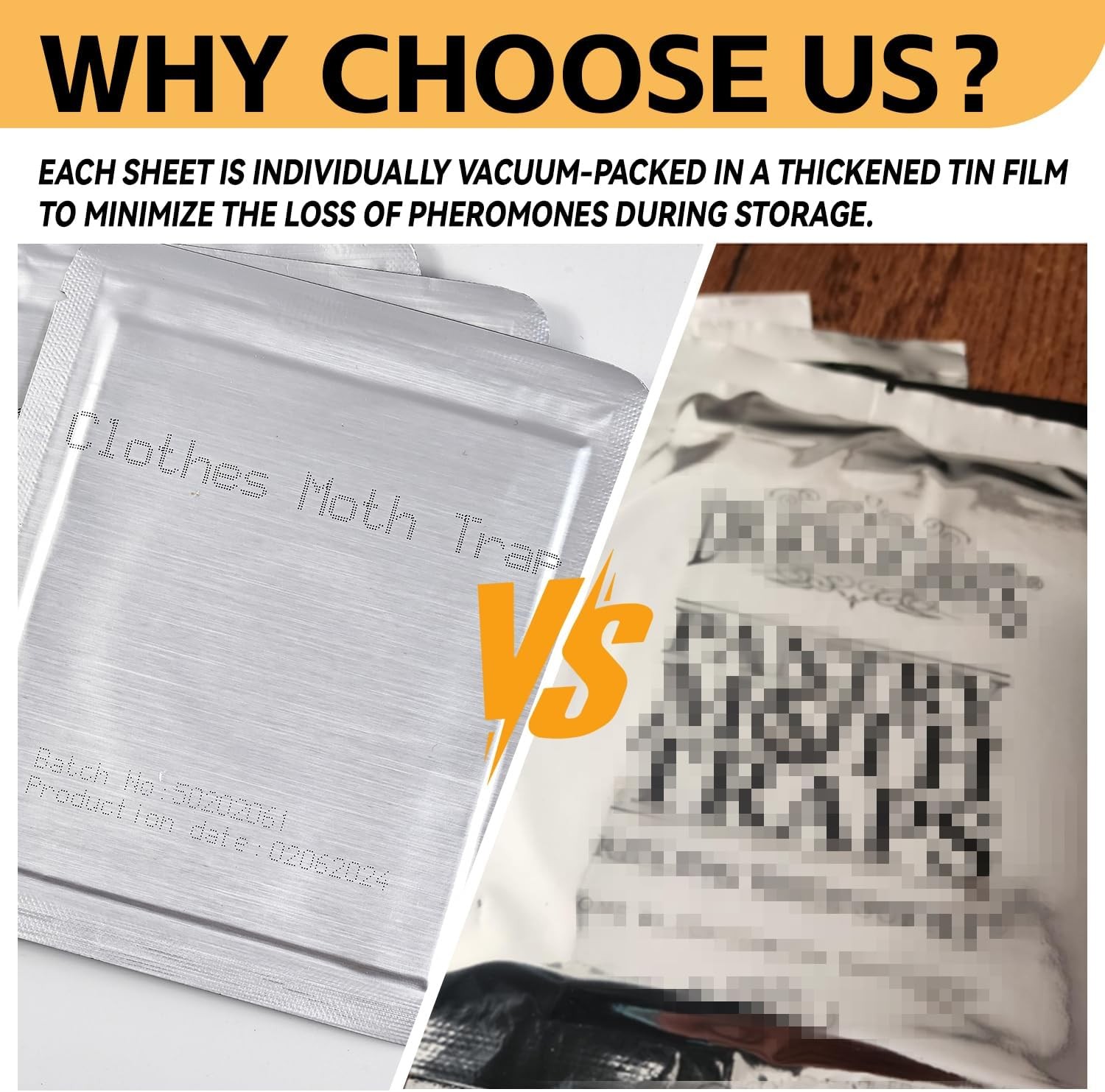 Pantry Moth Traps Safe Glue with Pheromones 6 Pack Effective Adhesive Non Toxic