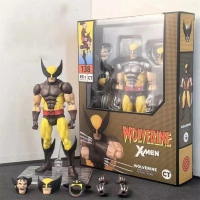 Wolverine X-Men Brown Comic Version w/Accessory 6'' Action Figure CT Toys #138