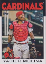 2021 Topps 1986 Topps Baseball 35th Anniversary Yadier Molina #86B-19 Cardinals