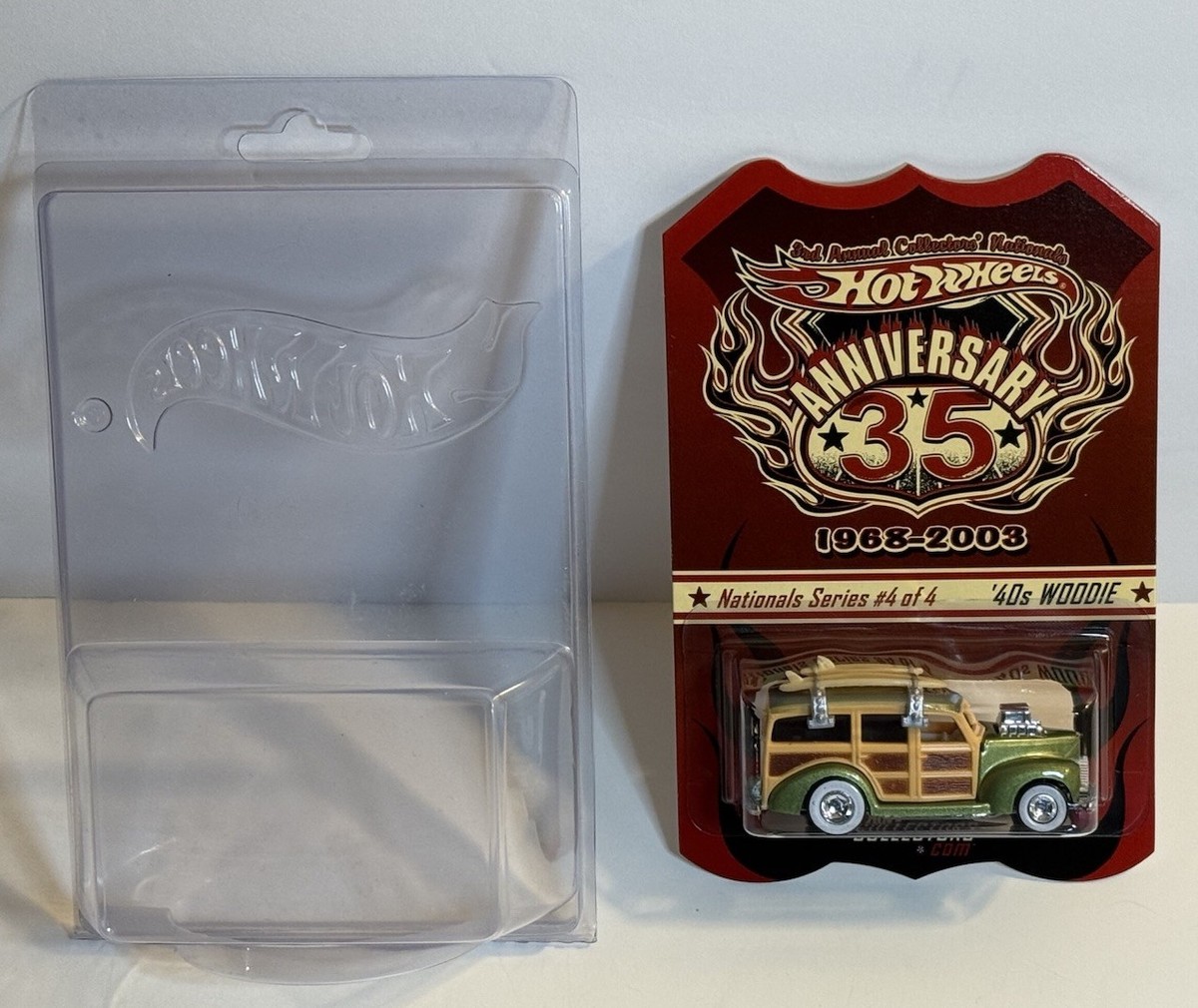 Hot Wheels 3rd Nationals 35th Anniversary '40s Woodie Green 1309