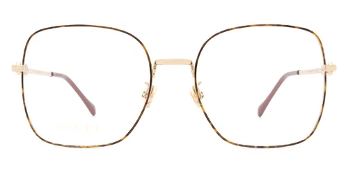 Gucci GG0883OA Eyeglasses Women G Havana Rectangle 55mm New 100% Authentic