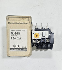 FUJI ELECTRIC TK-5-1N THERMAL OVERLOAD RELAY 2.8-4.2 A 3P NEW-OPEN BOX