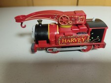 Thomas Trackmaster Train Harvey Wood Chipper Fisher Price Works Great w cargo