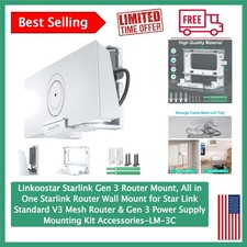 Durable Starlink Gen 3 Wall Desk Mount - Enhance Signal Save Space
