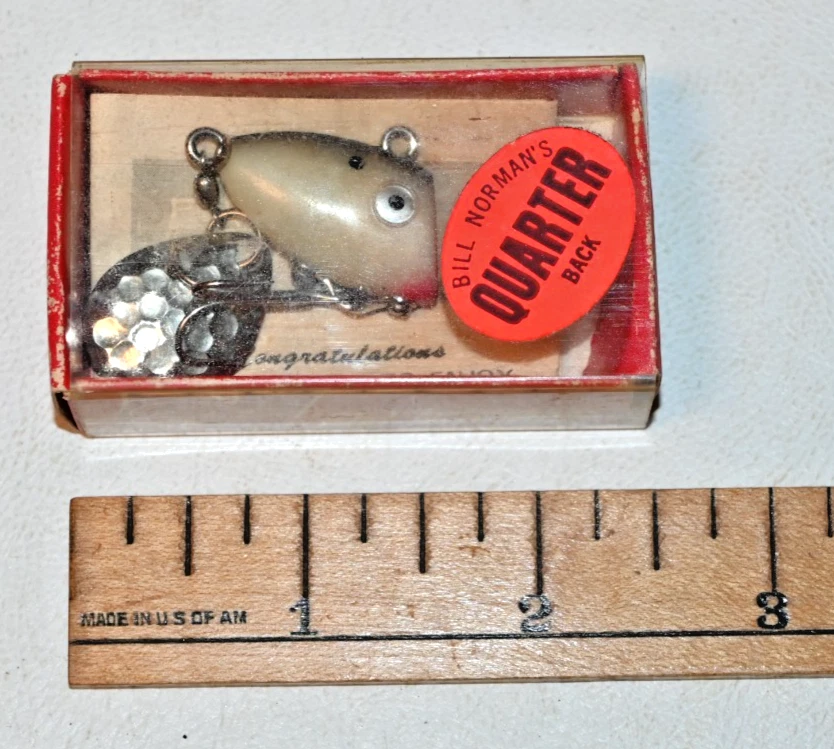 Leurre De Pêche Vintage Rebel - Bill Norman 2.5" REB 2 - Minnow Plongeant - Boîte D'origine