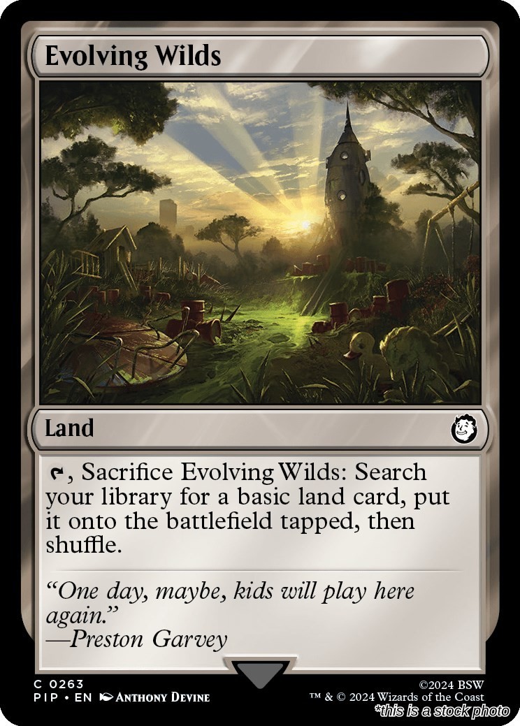 Evolving Wilds (PIP 263), Normal, Universes Beyond: Fallout, MTG