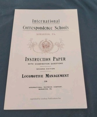 International Correspondence Schools, Instruction Paper, Locaotiv Management
