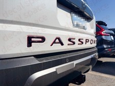 Black Red outline 2026+ Passport Rear Insert ...