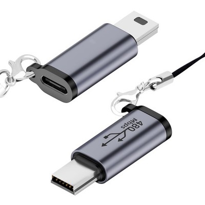 Seminer USB C to Mini Adapter (2 Pack), Type C Female cfemale-mini-cx2 
