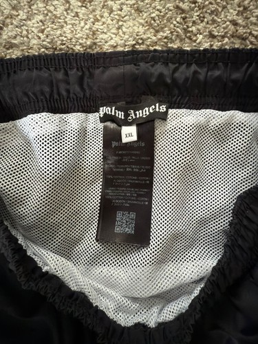 Palm Angels Classic Logo Swim Shorts Black Men's XXL - Picture 3 of 4
