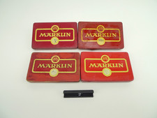 4x M&auml;rklin Blechdosen 102A 103A 1034 Vintage Modellbahn Zubeh&ouml;r