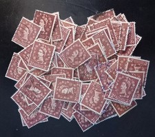 100 GB used QEII Wilding definitive postage stamps (2d face value)