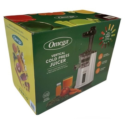Omega Cold Press 365 Compact Masticating Vertical Juicer,Low-Speed 3-Stage Auger