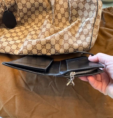 Authentic Large Gucci Monogram Sukey Shoulder Bag… - image 21